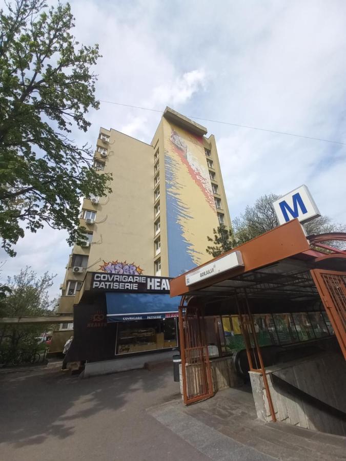 Garsoniera moderna Lägenhet Bukarest Exteriör bild